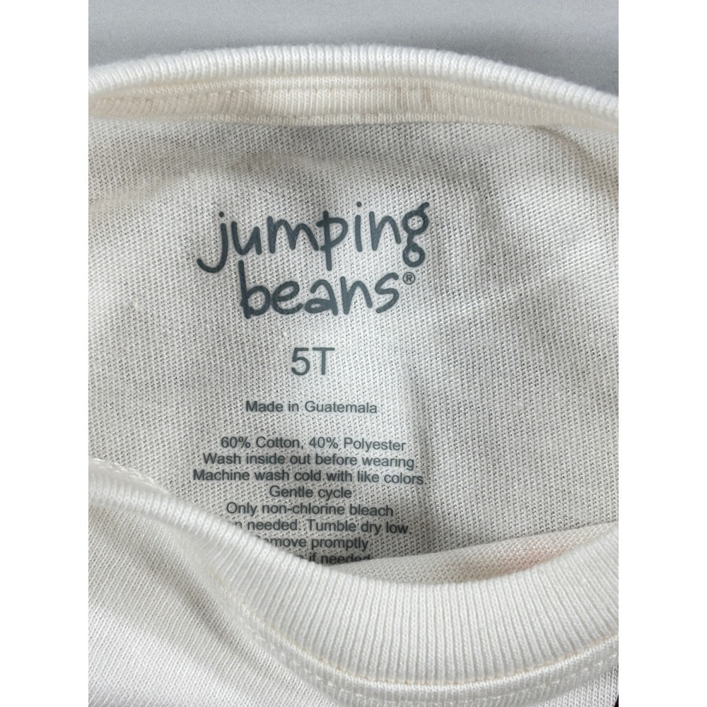 Jumping Beans Girls Disney Mickey Paris & Besties Bear Tee 2PK 5T Blue Cream‎ - Picture 10 of 10